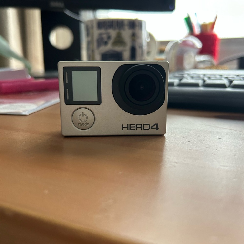 GoPro HERO4 Silver Action Camera with accessories